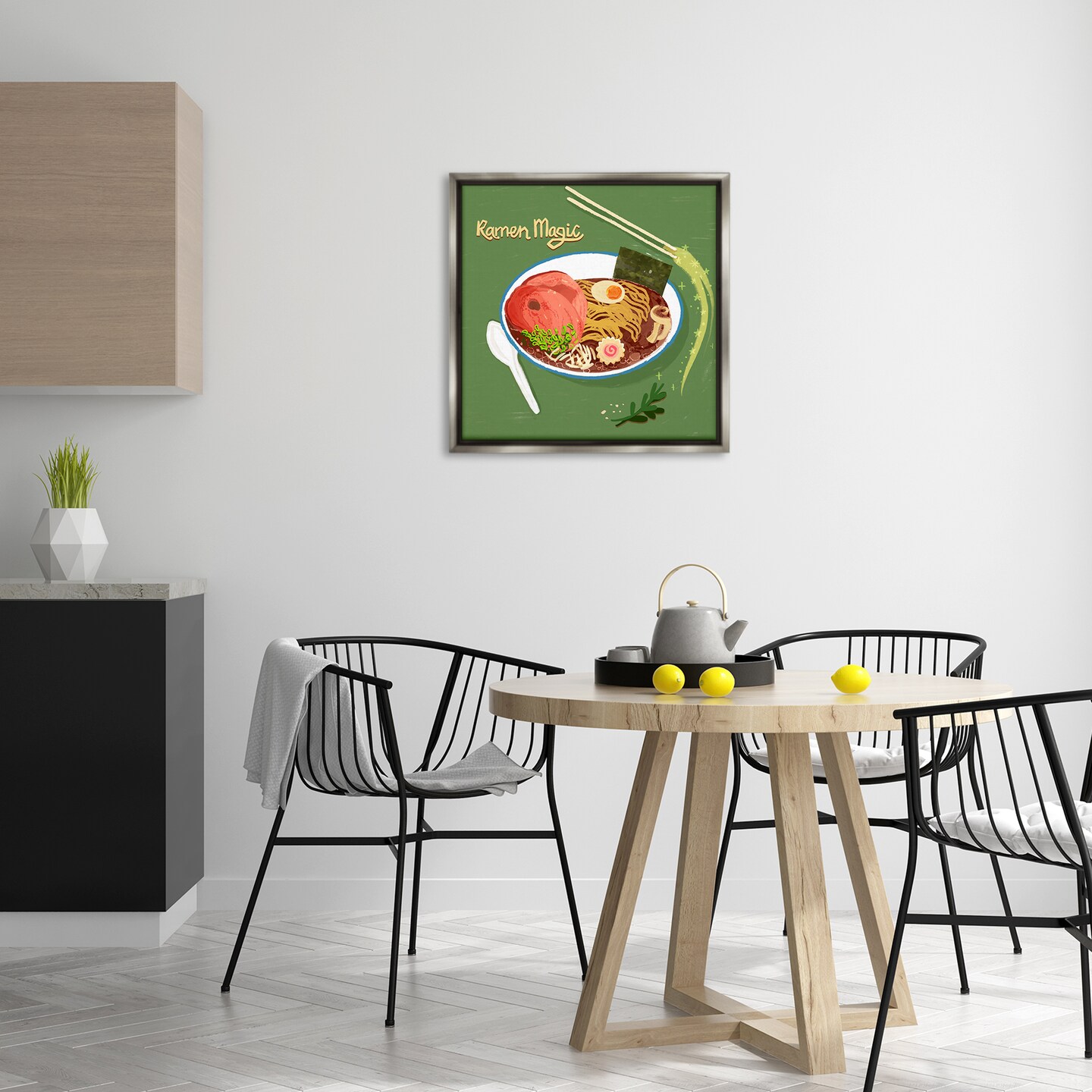 Stupell Industries Ramen Magic International Meal Floating Frame Design by Juliet Rose Philips