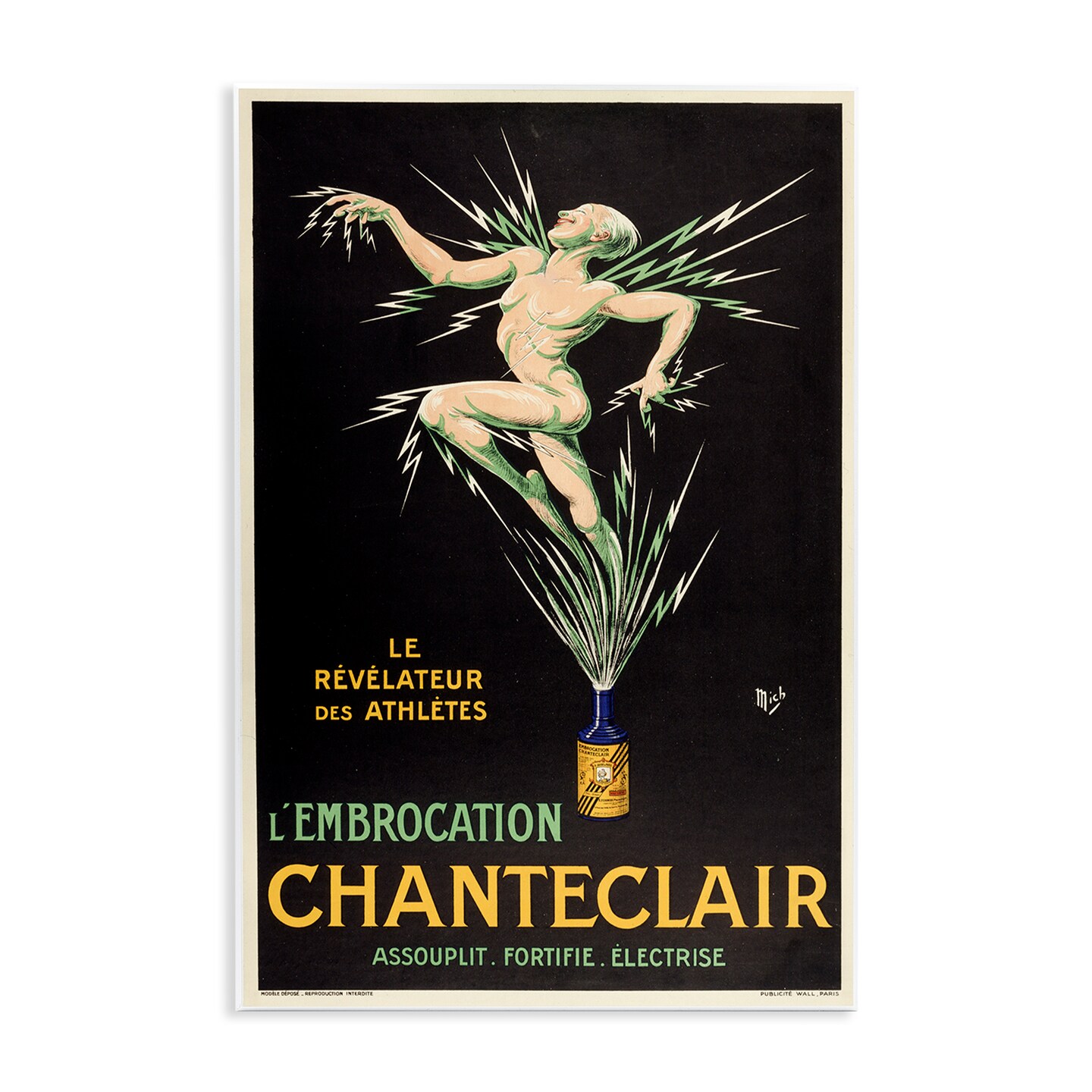 Stupell Industries Vintage Chanteclair Wine Wall Plaque Design by Marcus Jules