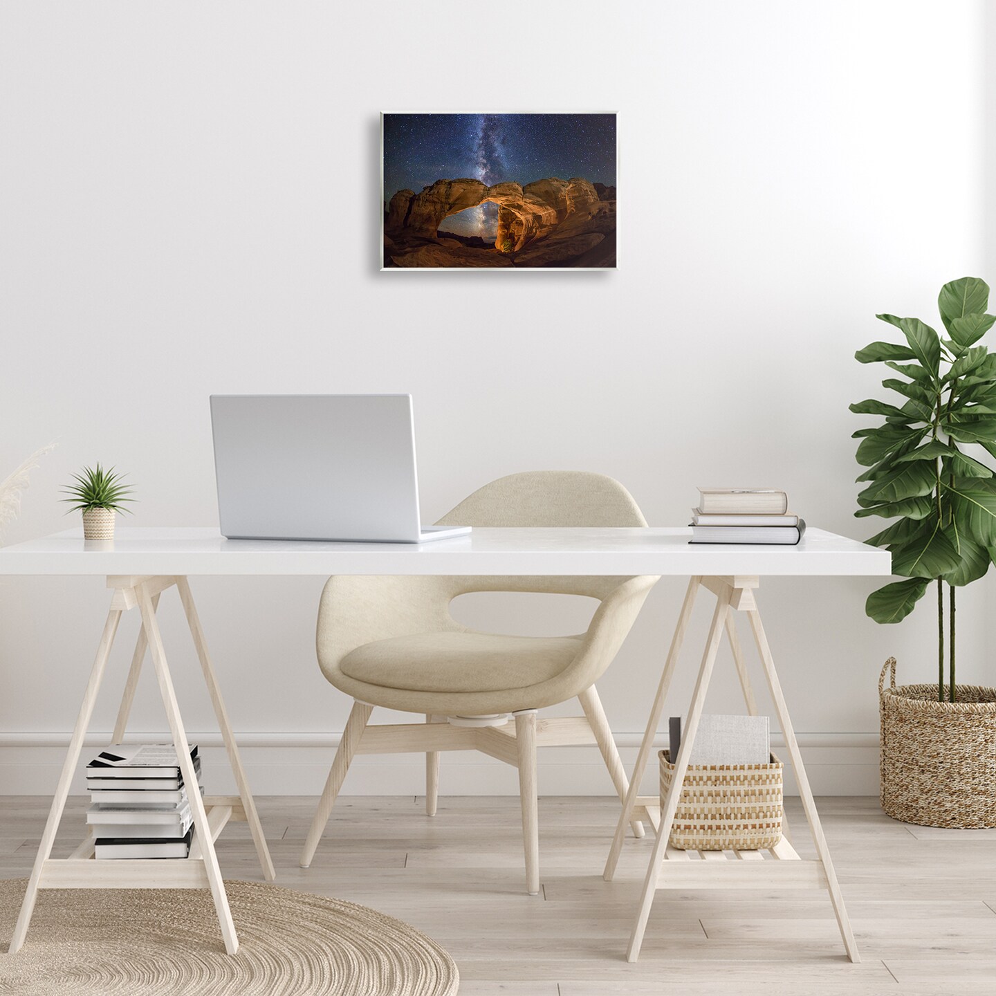 Stupell Industries Starry Sky Through Desert Arch Wall Plaque Design by Royce Bair