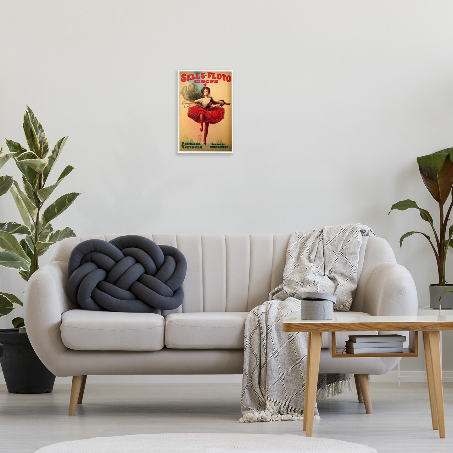 Stupell Industries Sells-Floto Circus Vintage Poster Framed Giclee Design by Marcus Jules