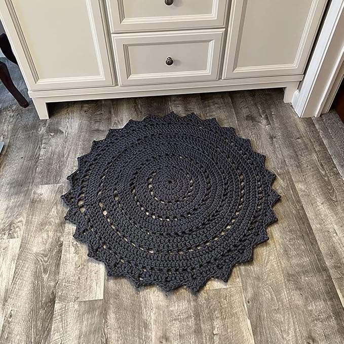 T-Shirt Yarn 130 Yards Knitting Yarn Fabric Crochet Cloth Solid Color Tshirt Yarn for Crocheting Beginners DIY Hand Craft Bag Blanket Cushion Projects (Black)