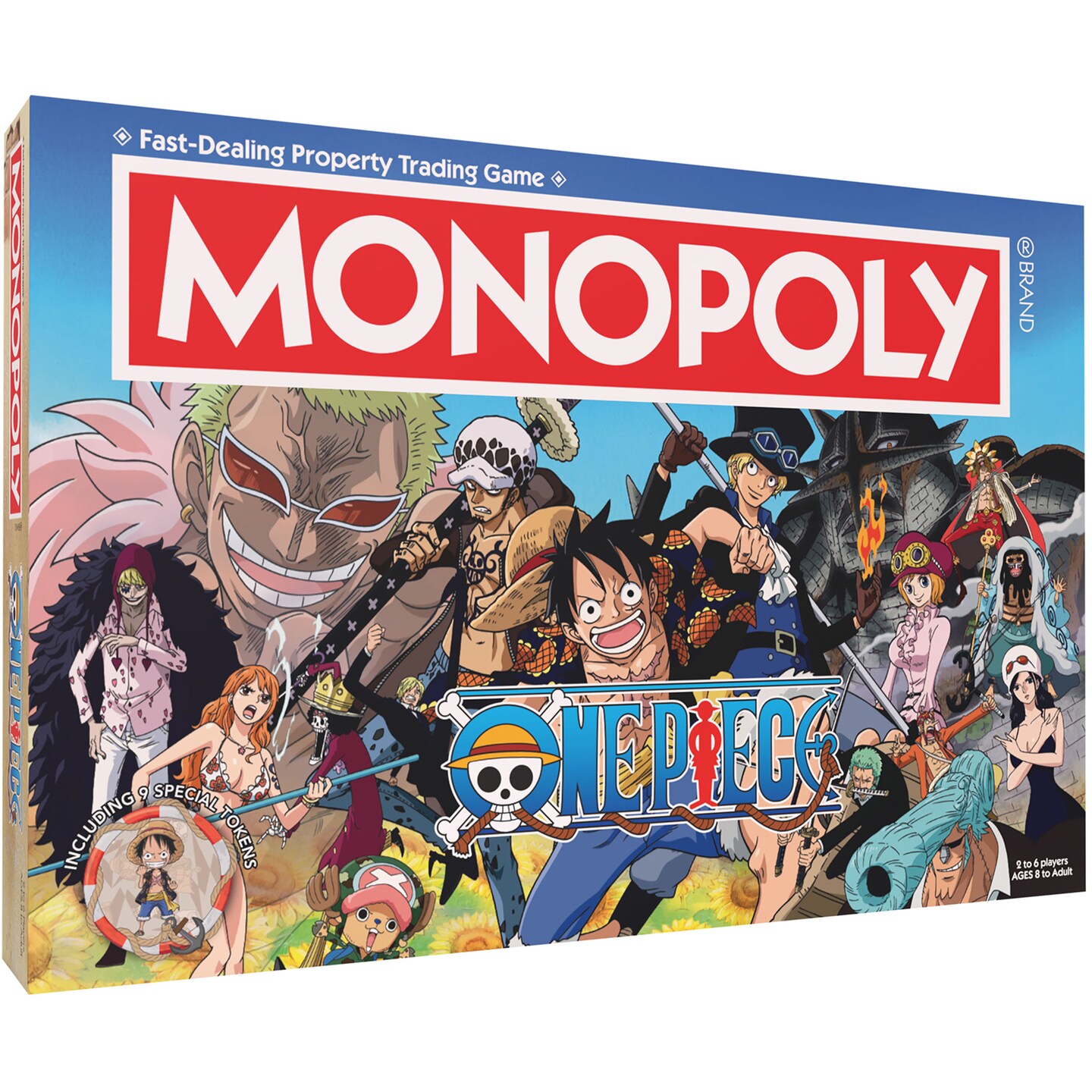 MONOPOLY: One Piece - Collectible Licensed Edition, Strategy Board Game, Buy-Sell-Trade w/ Characters From The Manga & Anime Series, Family Ages 8+