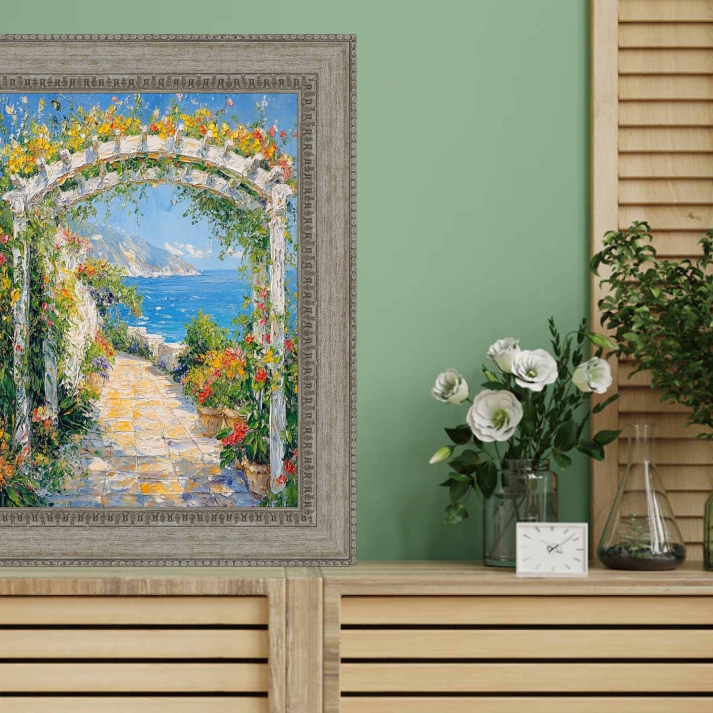 Wide Vintage Silver Traditional Picture Frame 20x24 frame