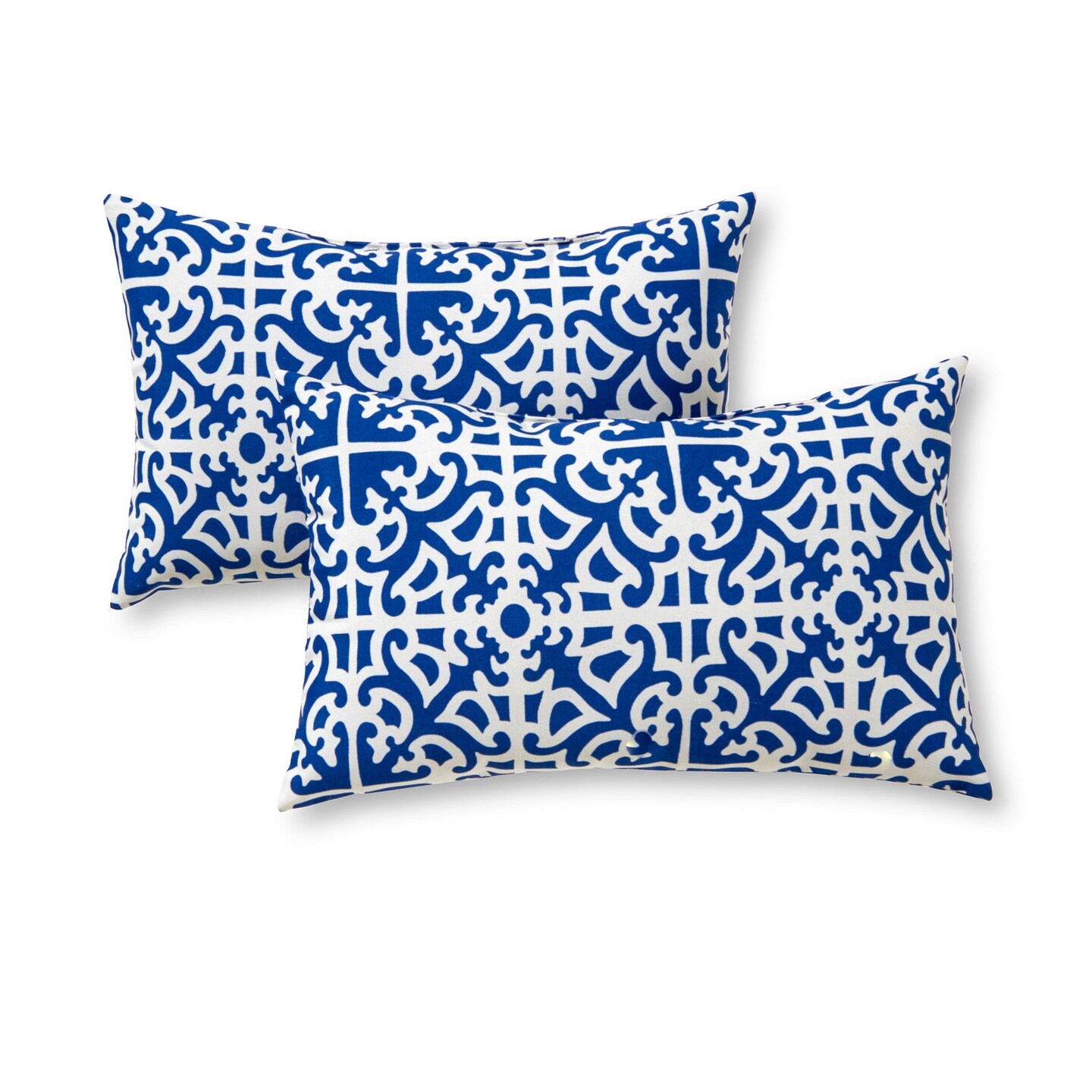 Outdoor 19 x 12 in. Rectangle Throw Pillow (2-Pack)