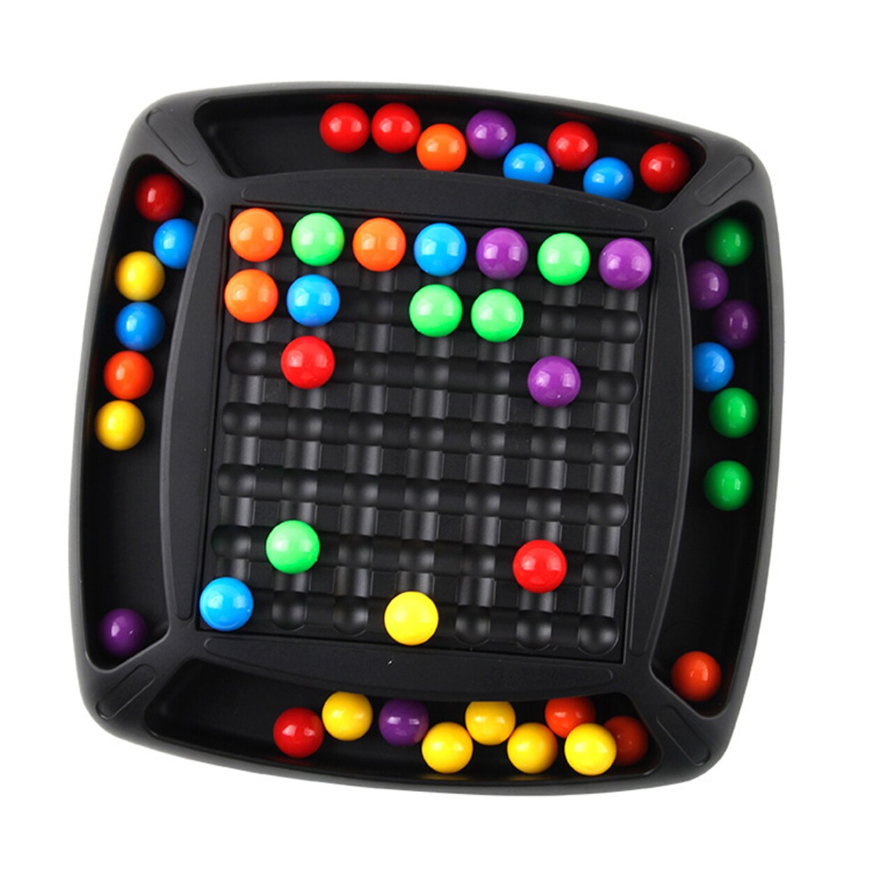 Rainbow Ball Elimination Game Chess Parent-Child Interactive Educational Toy