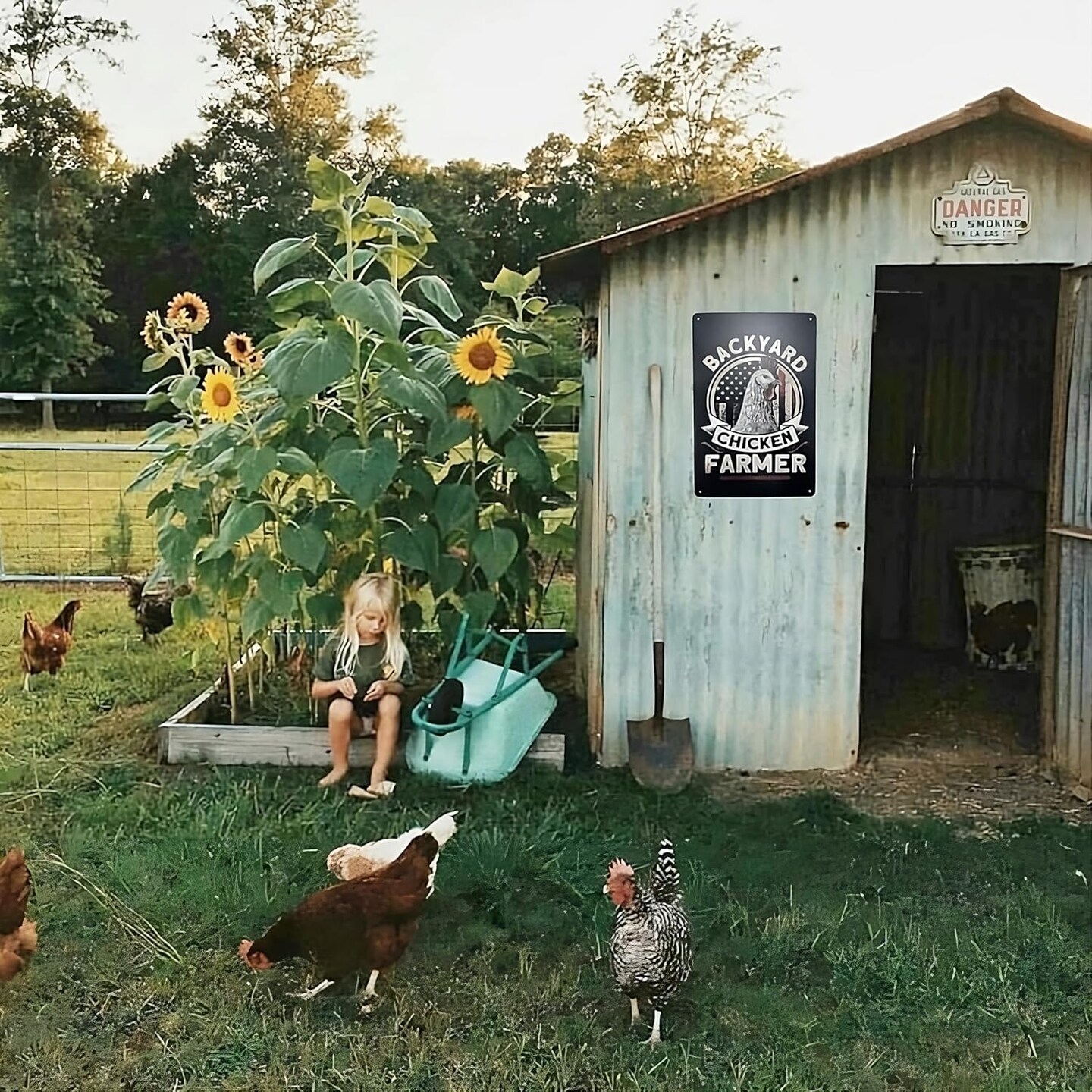 Chicken Metal Signs, Vintage Decor Funny Signs, Farmhouse Decor Tin Signs, Chicken decor, Chicken gifts, Farmhouse Kitchen Decor, Chicken Coop Accessories, Chicken Decorations for Kitchen