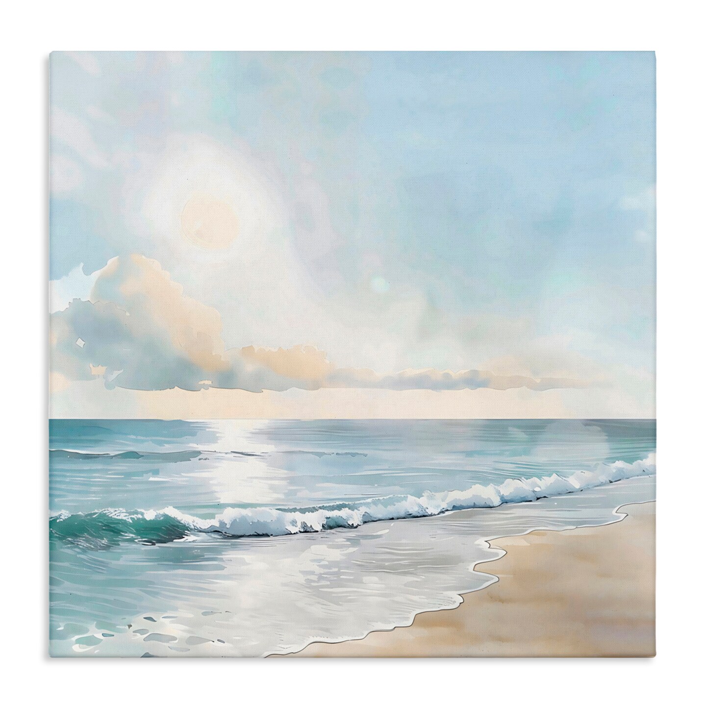 Stupell Industries Blue Seascape Overhead Cloud Canvas Wall Art, design by Creative Studio
