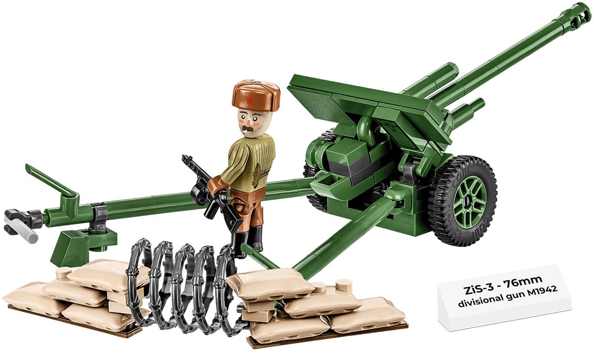 COBI Historical Collection: World War II ZiS-3 SOVIET GUN