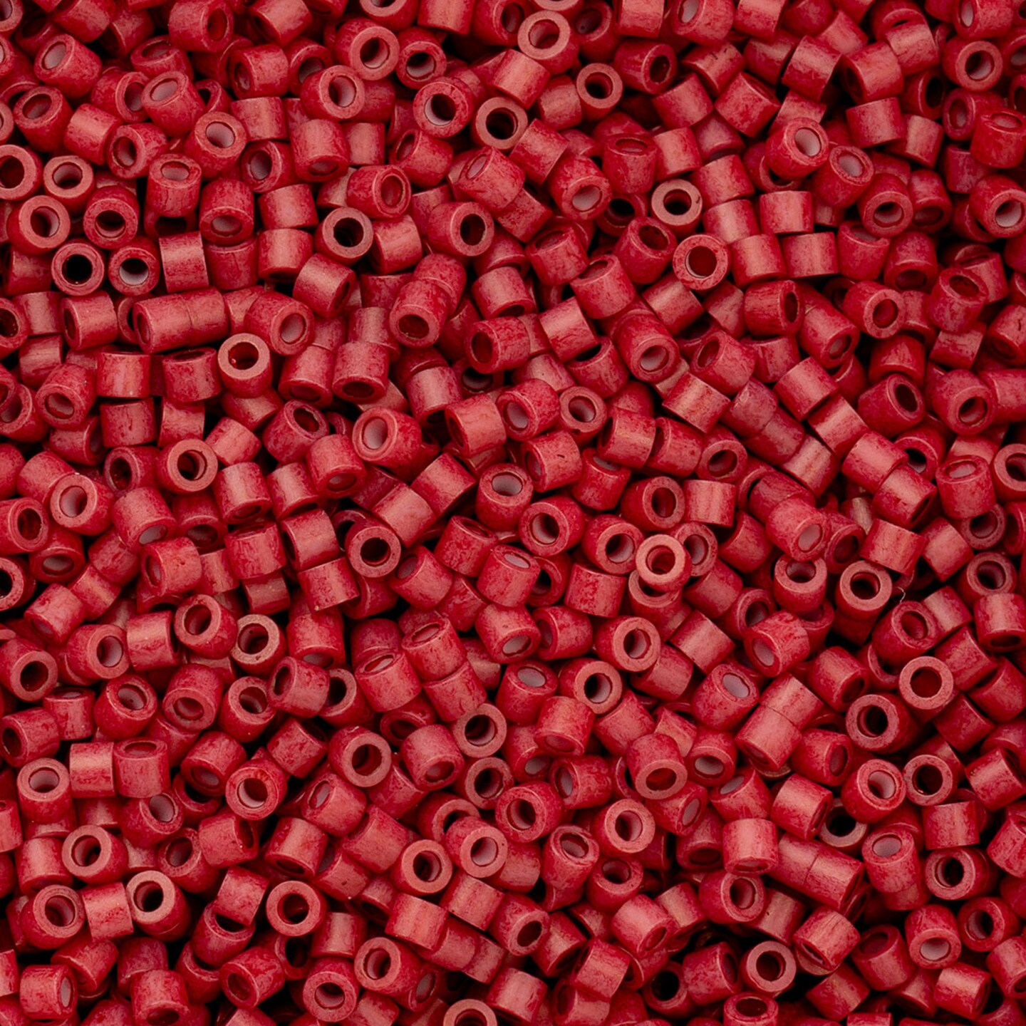 John Bead Opaque Matte Finish Cylin Beads 11/0 Glass Cylindrical Seed Beads, 25g