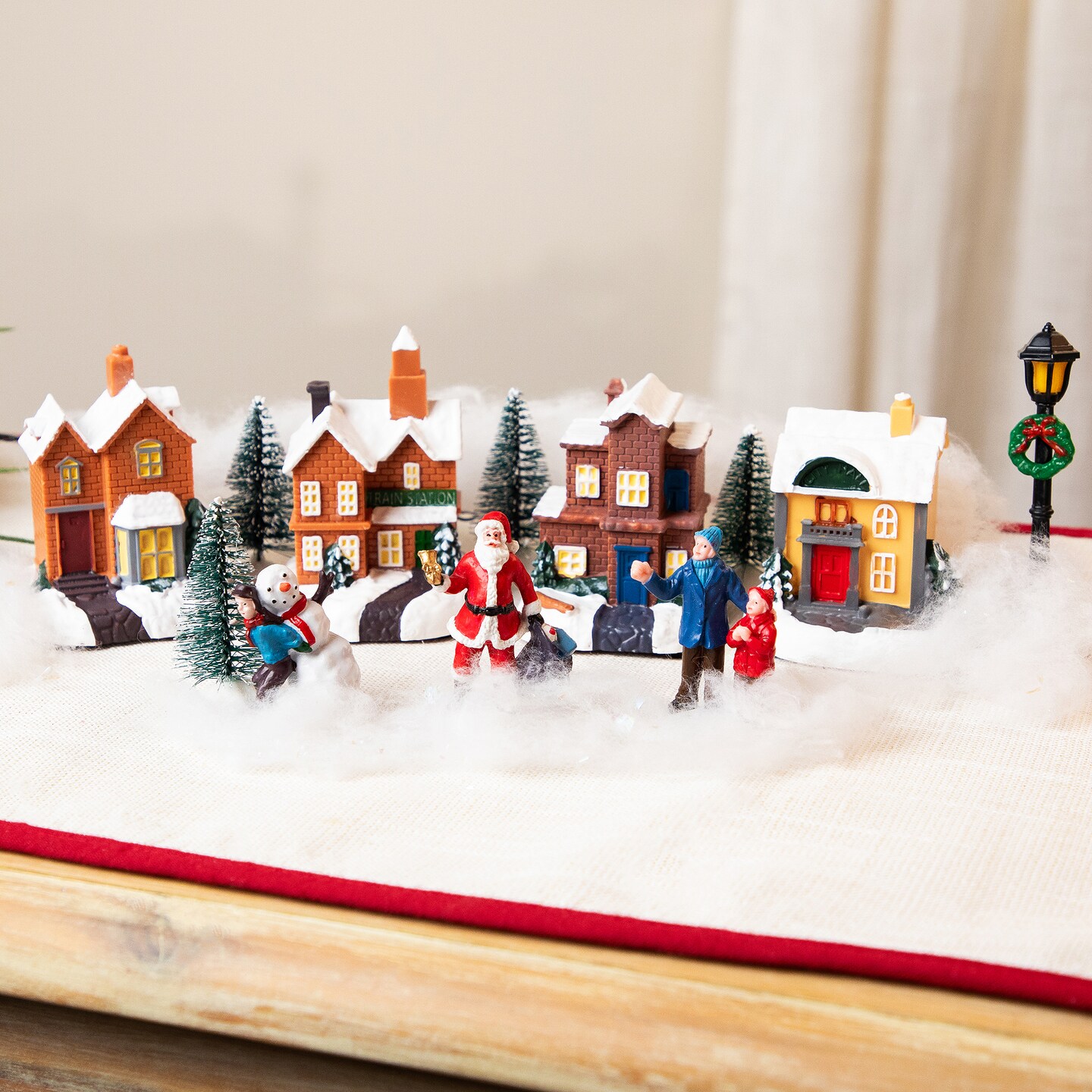 Northlight LED Lighted Mini House and Figures Village Set - 12-Piece