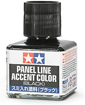 Tamiya Panel Line Accent Color 40ml Black TAM87131 Plastics Paint Enamels