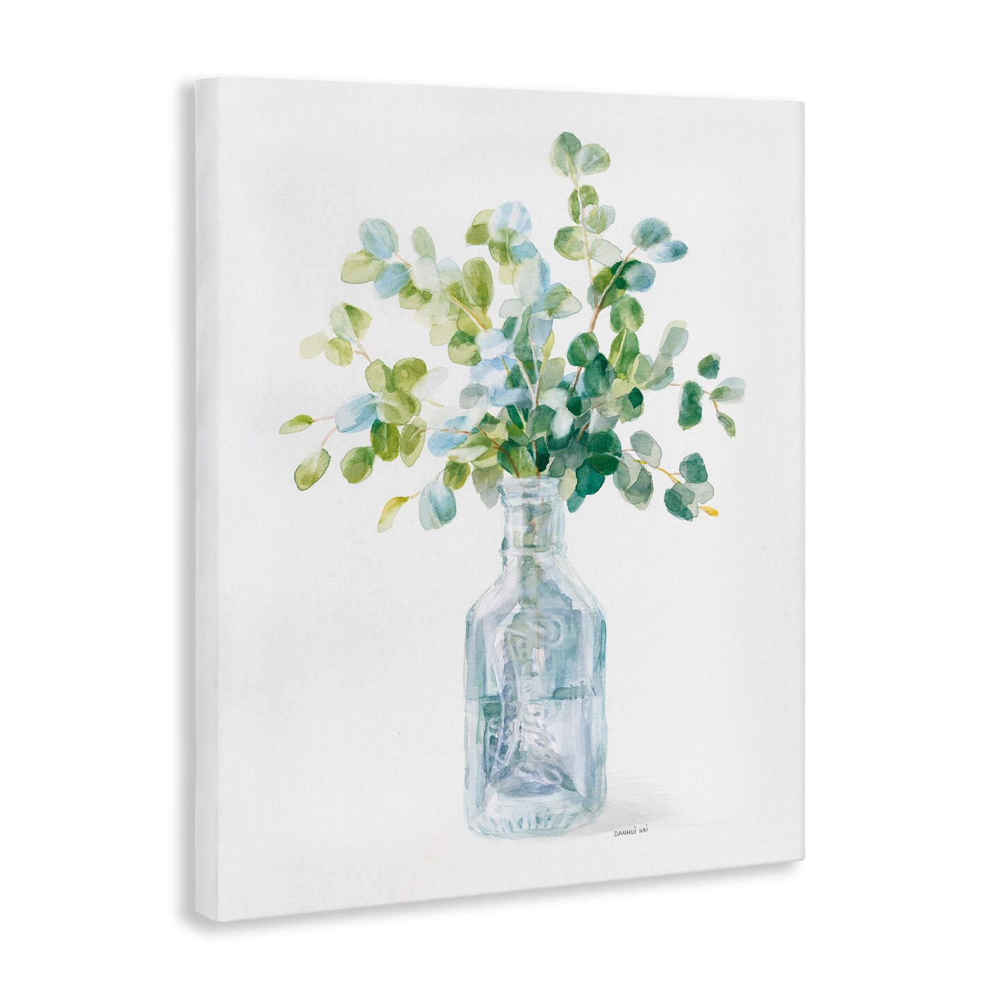Stupell Industries Flower Jar Still Life Painting Canvas Wall Art