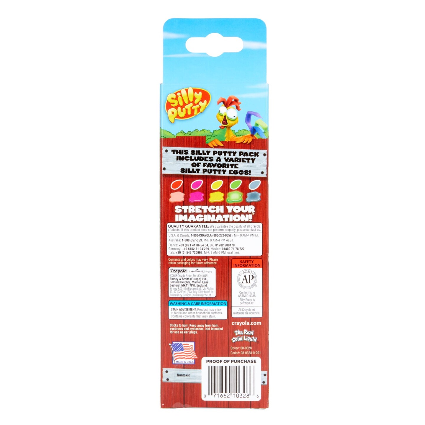 Silly Putty Eggs Party Pack, Pack of 5