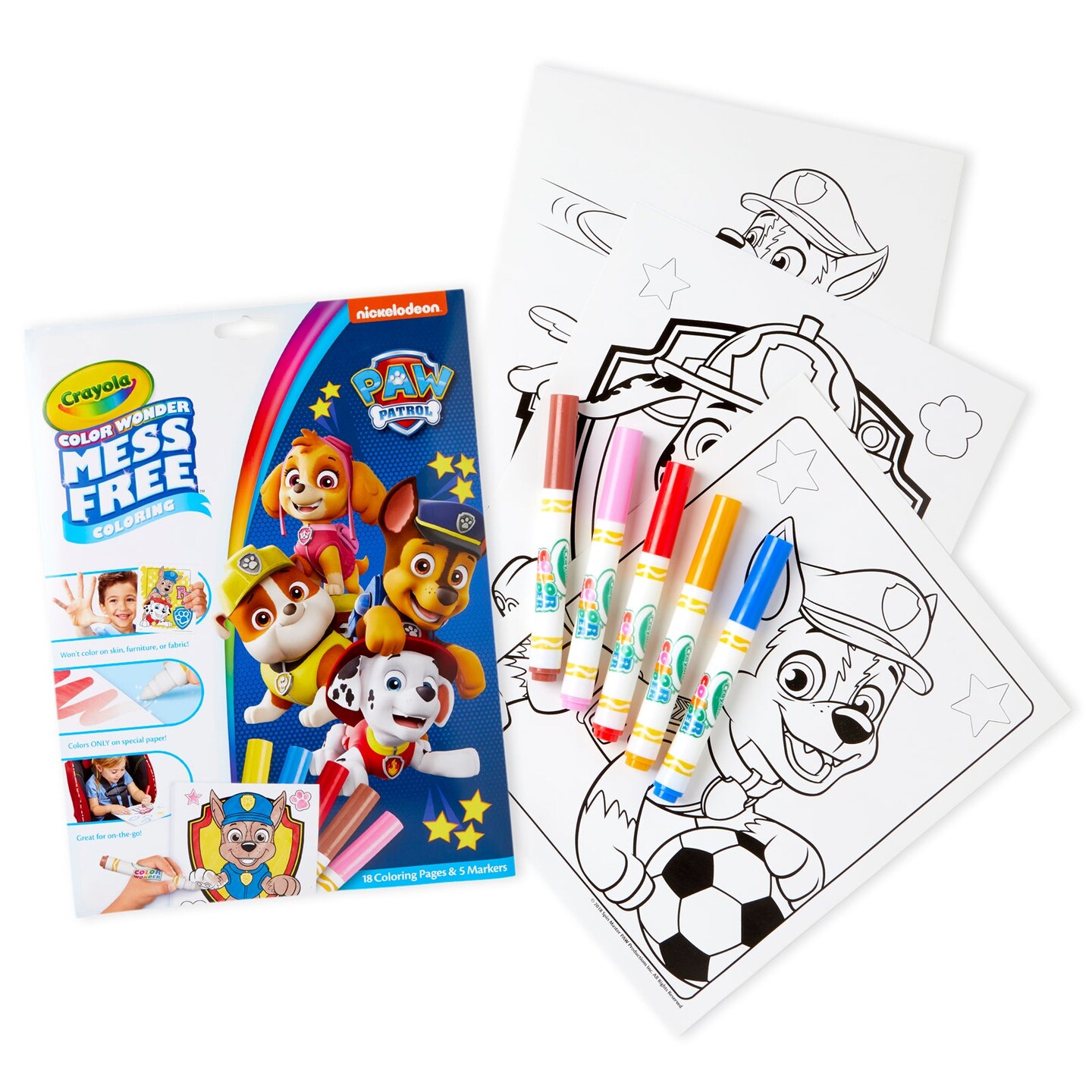 Color Wonder Mess Free Coloring Pad &#x26; Markers, Paw Patrol