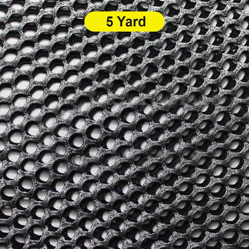 Diamond Mesh With Foil 4 Way Stretch Poly Spandex Mesh in 12 Colorways