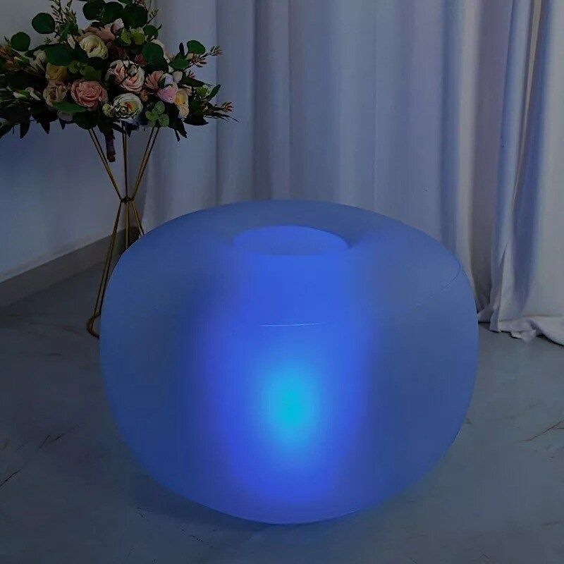 13x22 Assorted Air Candy Inflatable Light Up OTTOMAN LED Furniture Party Events