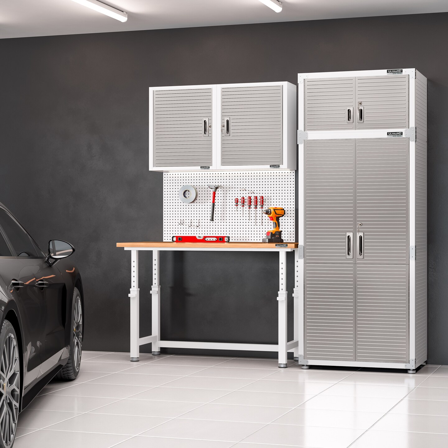 Seville Classics UltraHD Height Adjustable Workbench, 60