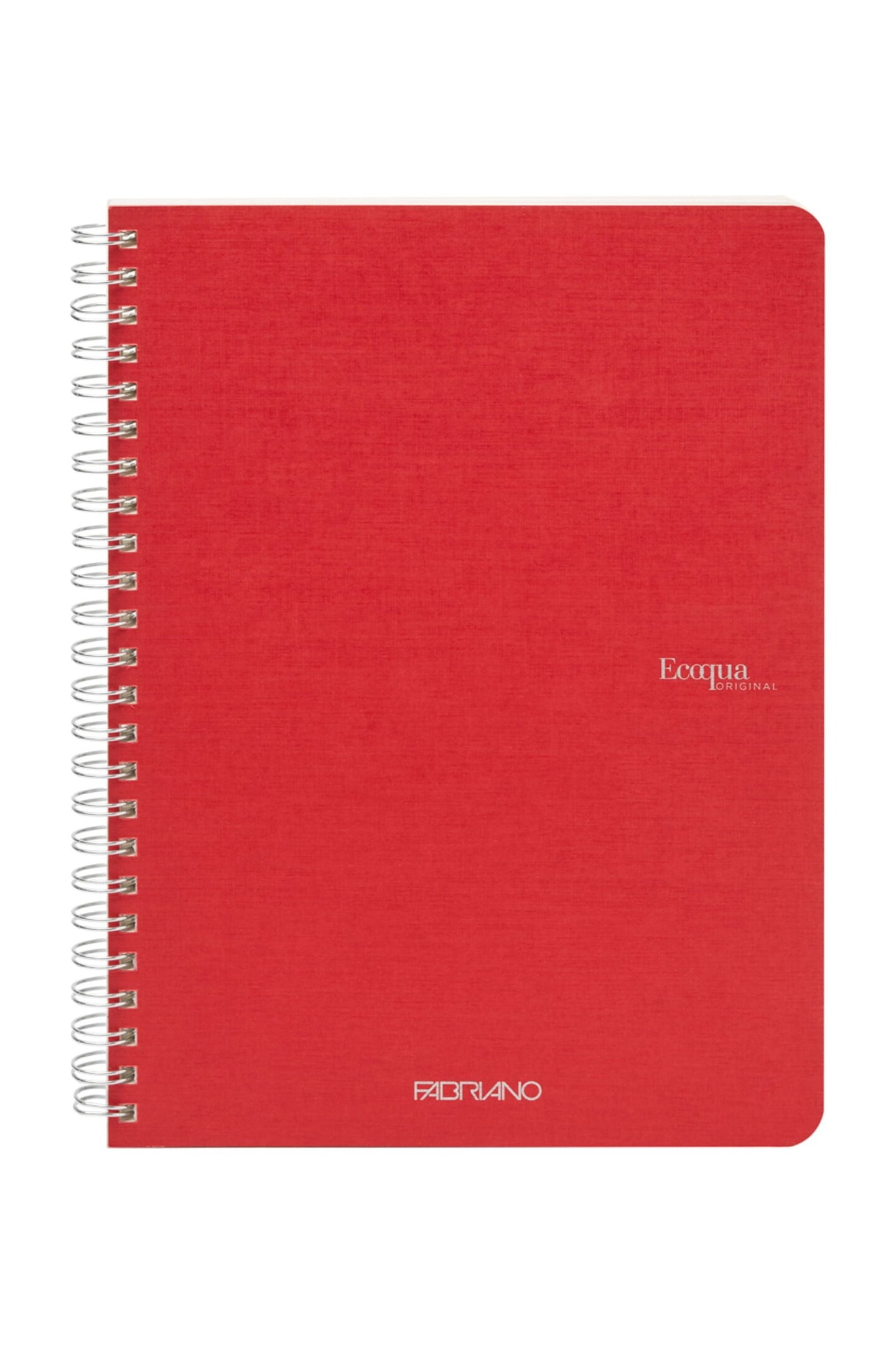 Fabriano Ecoqua Original Spiral-Bound Notebook, A5, 70 Sheets
