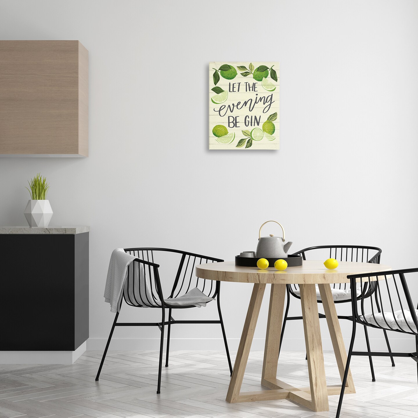 Stupell Industries Let Evening Be Gin Canvas Wall Art Design by Caroline Alfreds