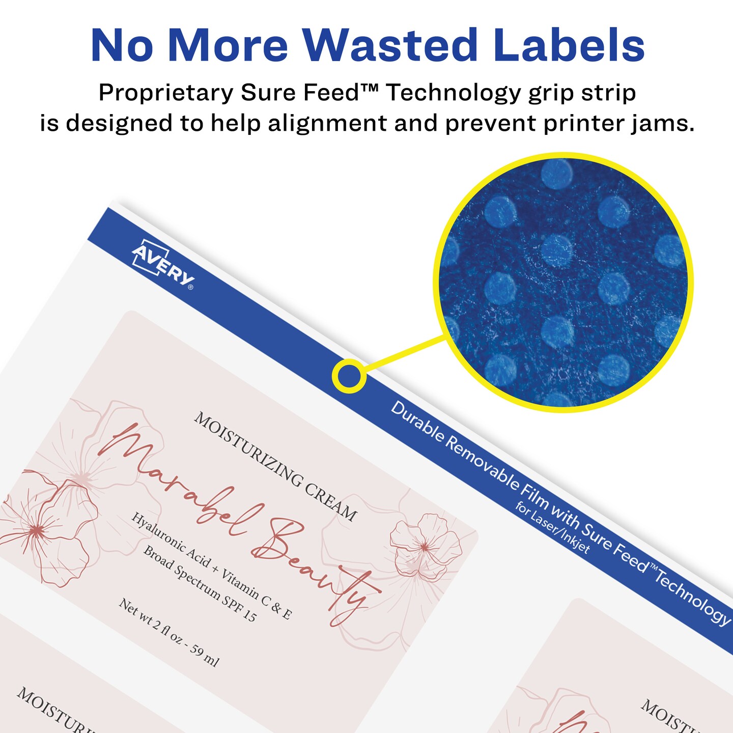 Avery Rectangle Labels with Sure Feed, 2&#x22; x 3&#x22;