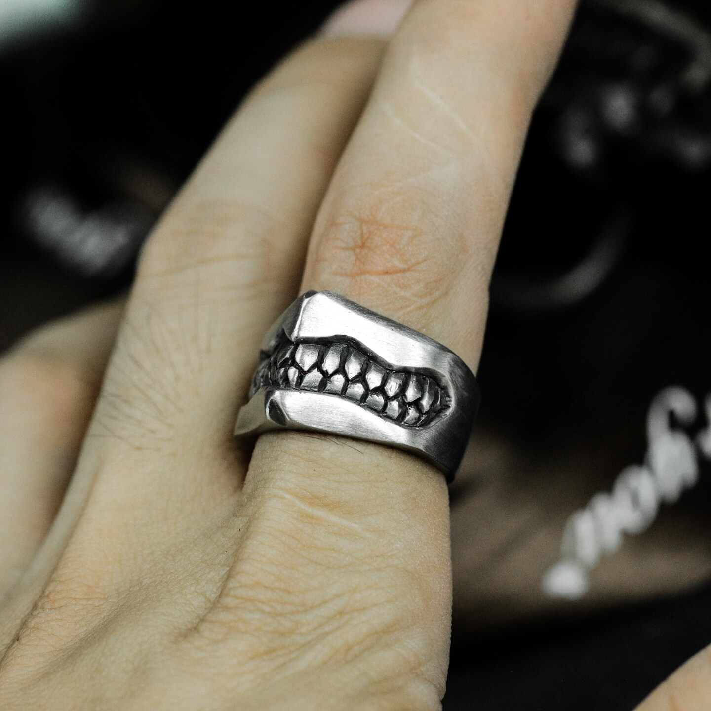 Furious Teeth, Made of 925 Silver, Anger Toward Life and Injustice