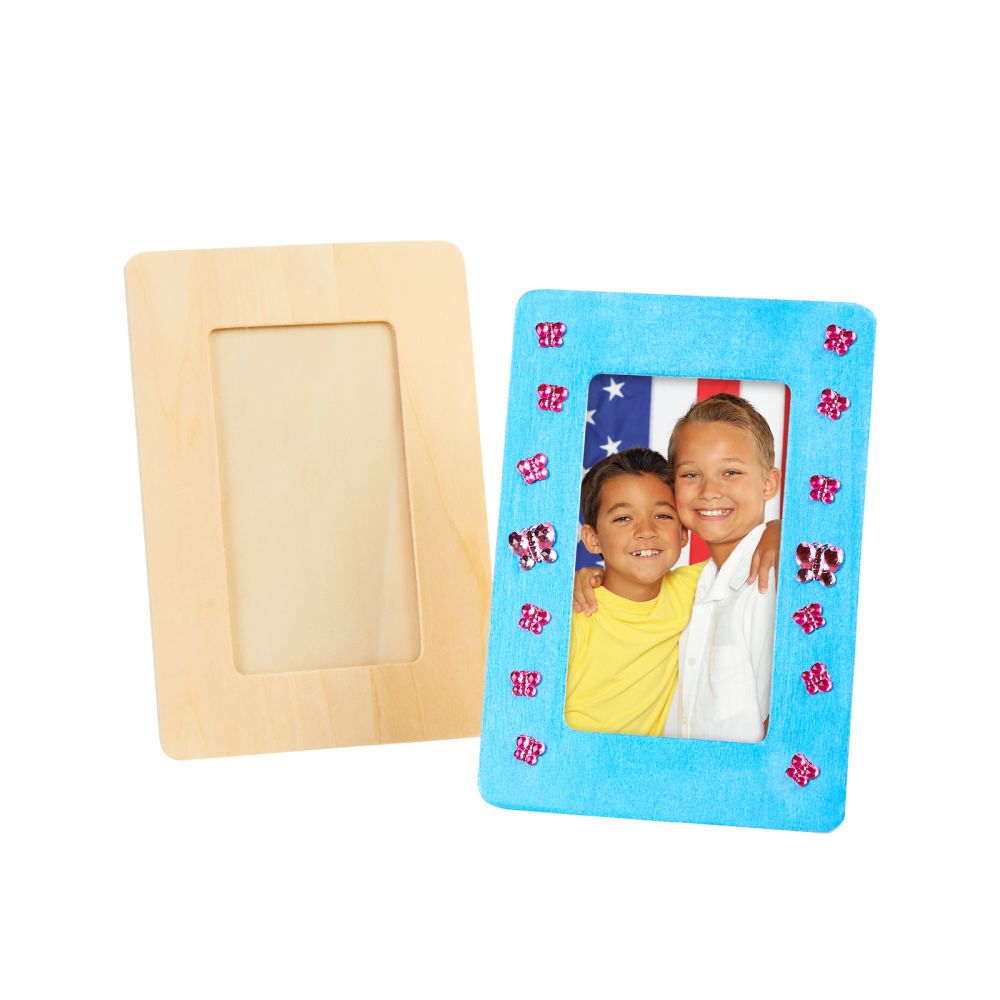 Colorations Wooden Frame Classroom Pack Classroom Supplies for Arts and Crafts (Set of 50)