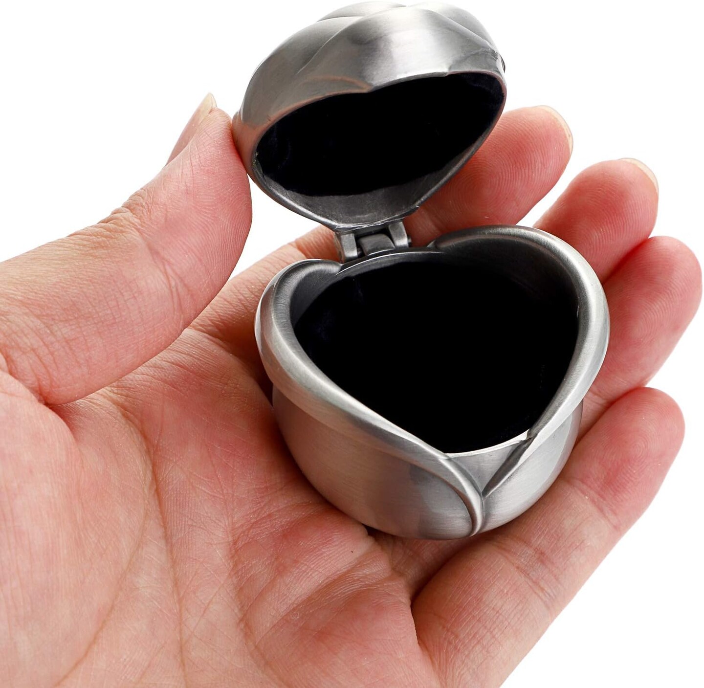Rose Shape Vintage Jewelry Box - Small Trinket Storage Holder Case Keepsake Organizer Box for Rings Earrings Necklace Treasure, Gift for Girls Women, Small