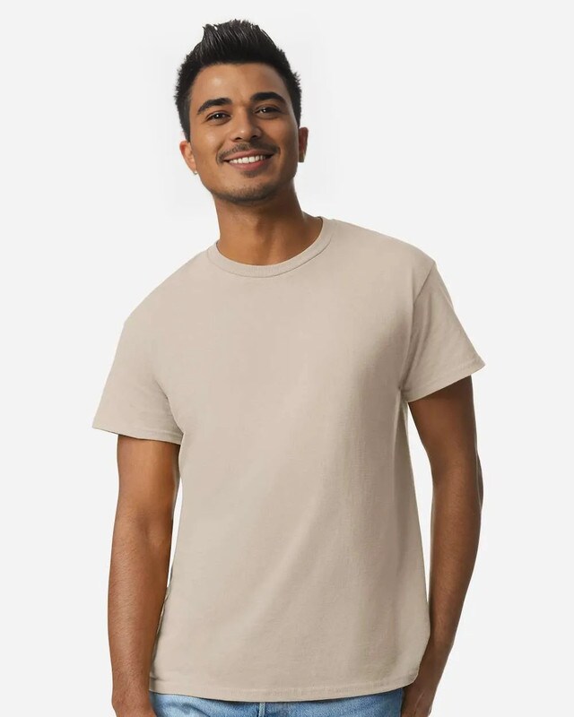 Gildan® Ultra Cotton Short Sleeve Crewneck T-Shirt For Casual Wear