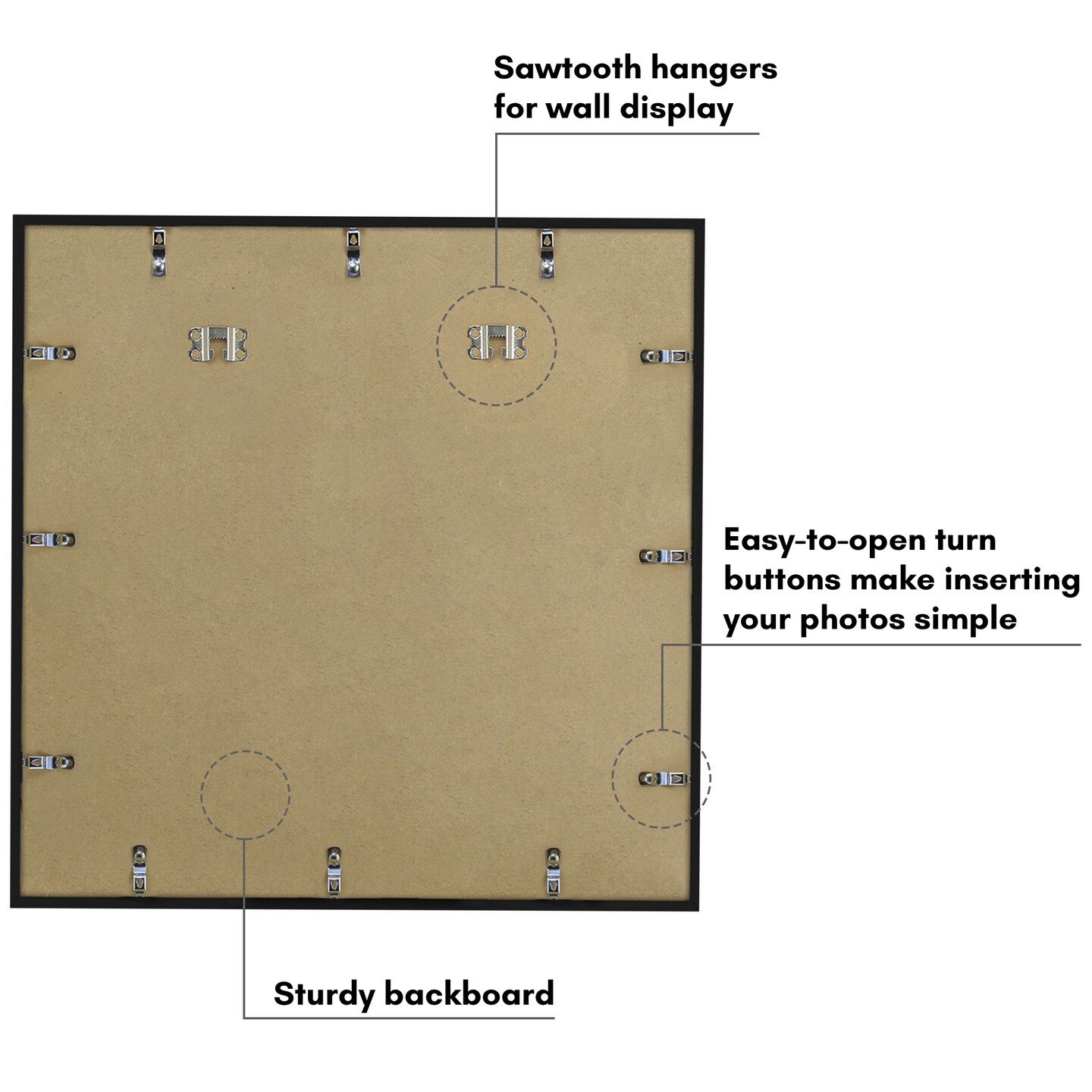 Americanflat Picture Frame with Oversized Mat