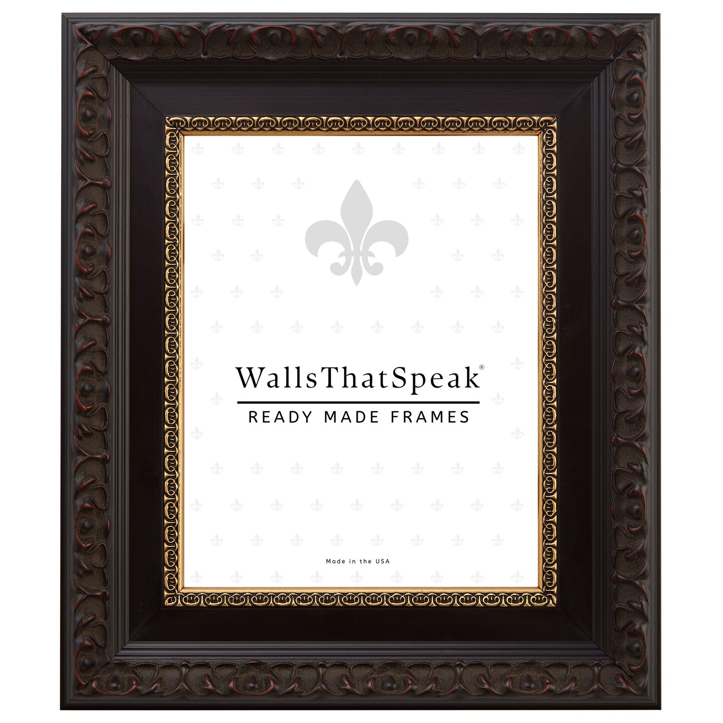 13x16 Devereux 2.5 Wood Moulding, Wall Display Frame for Art, Posters, or Photos wallsthatspeak