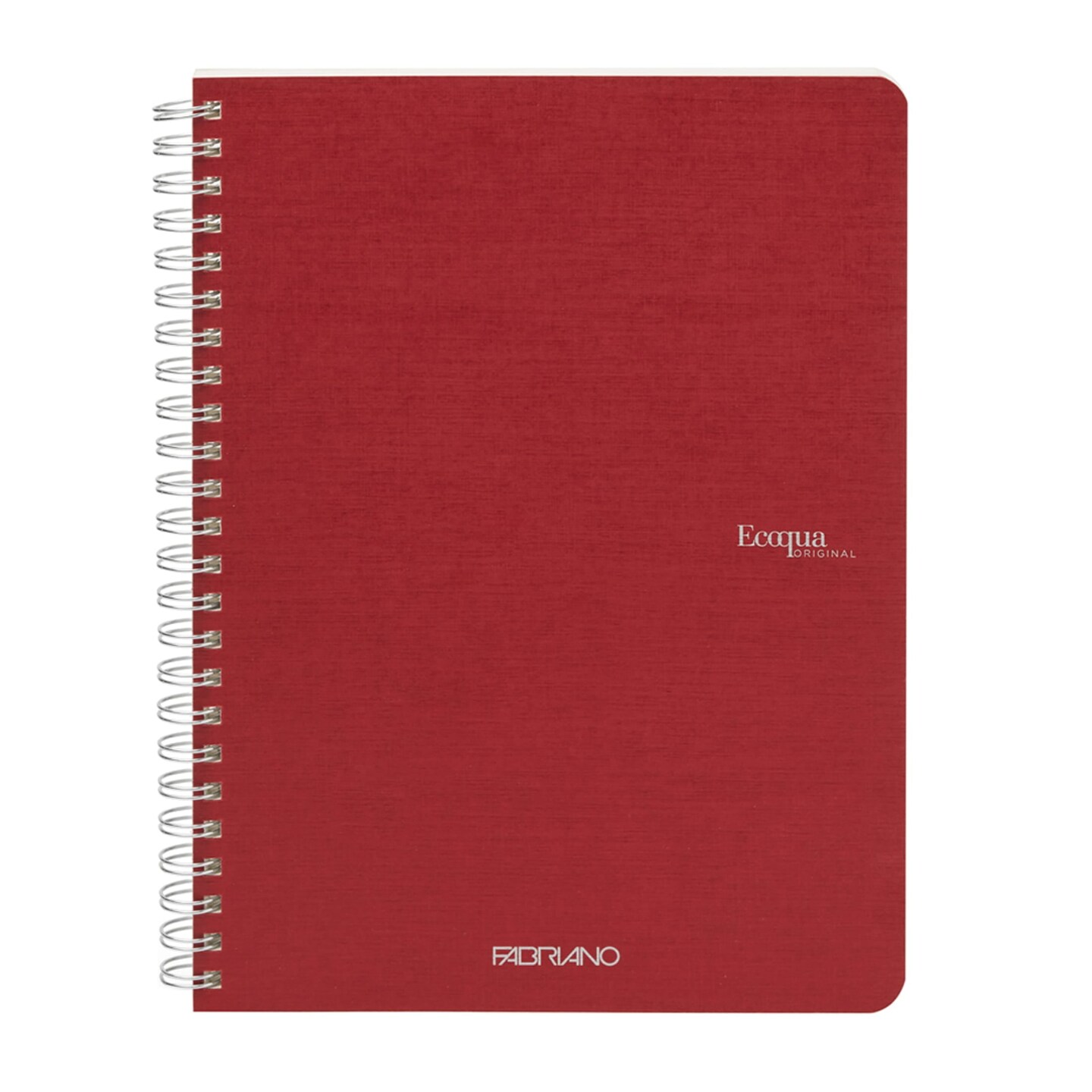 Fabriano Ecoqua Original Spiral-Bound Notebook, A5, 70 Sheets