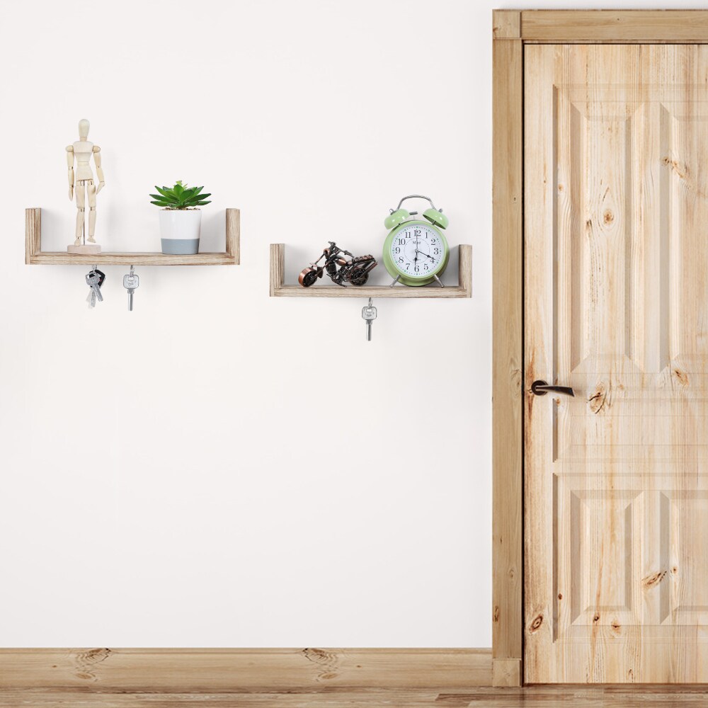 Olive Green Solid Wood Desktop Wine Bottle Rack, Red Wine Rack