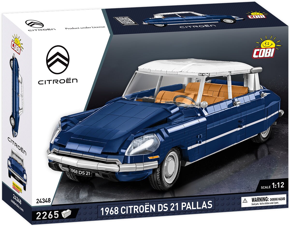COBI Cars 1:12 Scale 1968 Citro&#xEB;n DS 21 Pallas Vehicle