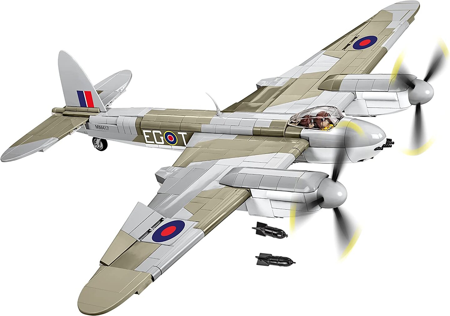 COBI Historical Collection WWII De Havilland DH.98 Mosquito Plane