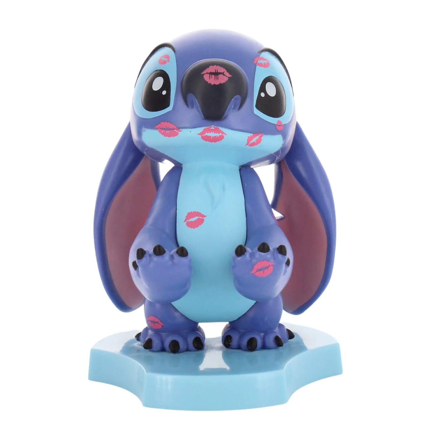 Exquisite Gaming: Cable Guys Holdems: Lilo & Stich - Loved Up Stitch - Earbud & Phone Holder, Mini Collectibles With a Twist, Licensed Figure