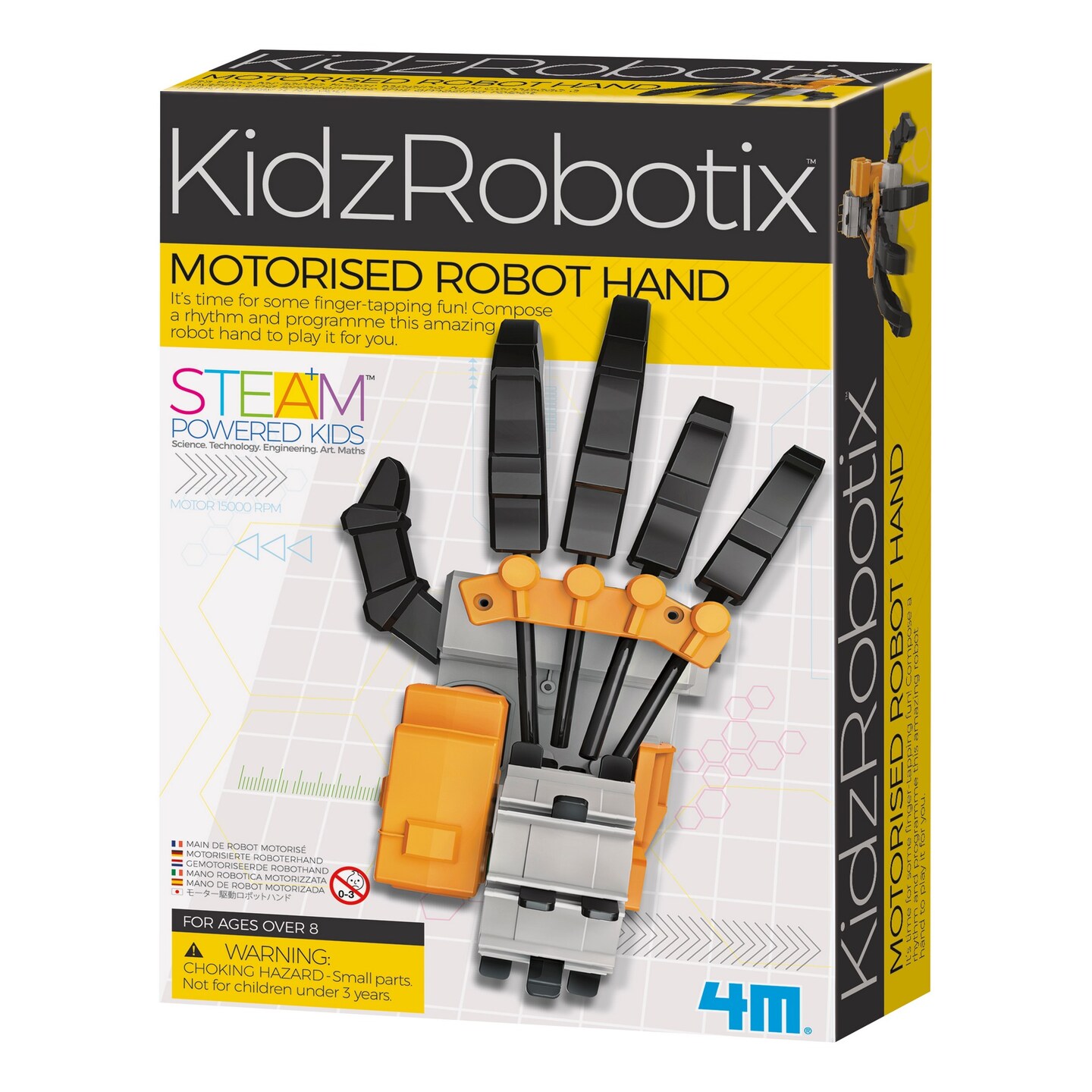 4M 4073 Kidzrobotix Motorized Robot Hand Kids Science Kit