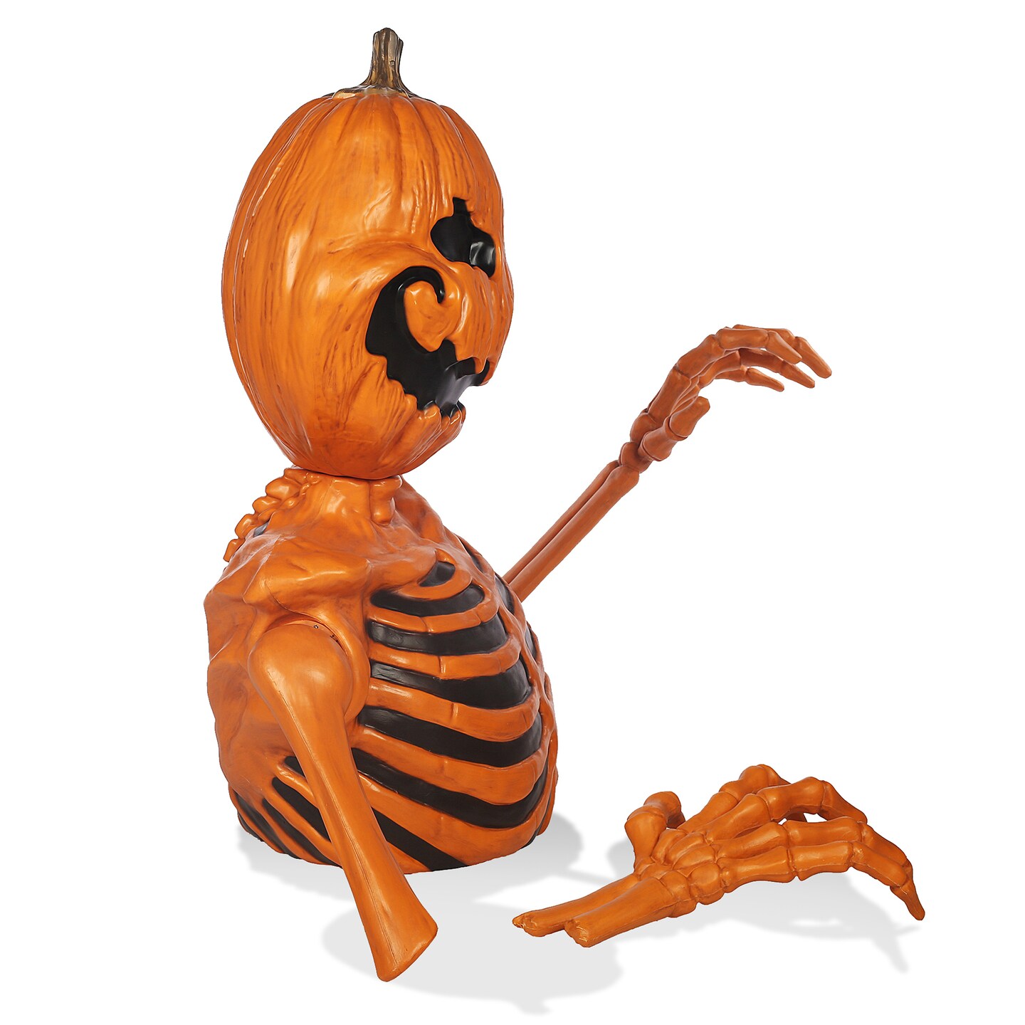 BOO BOX Halloween Groundbreaking Skeleton - Scary Outdoor Halloween Decorations for Porch or Yard