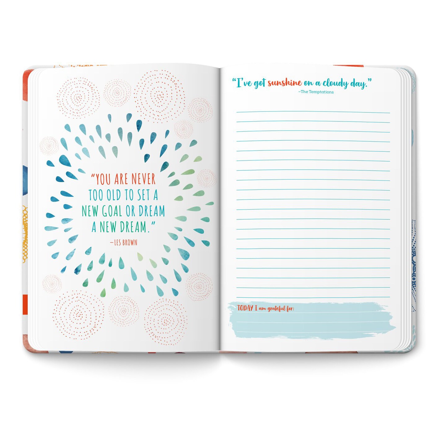 Corso Live Happy Notebook (Gratitude Journal, Daily Quote on Mindful Living, Business Notebook, Personal Diary)., LH-001