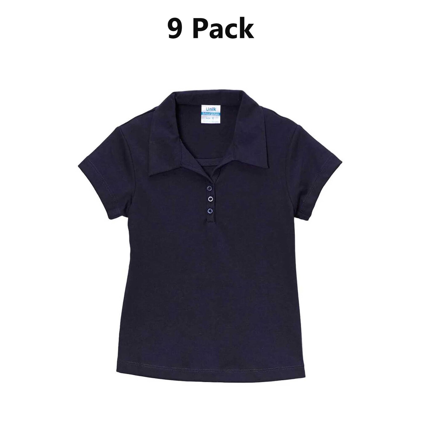 Girl&#x27;s Uniform Triple Button Shirt