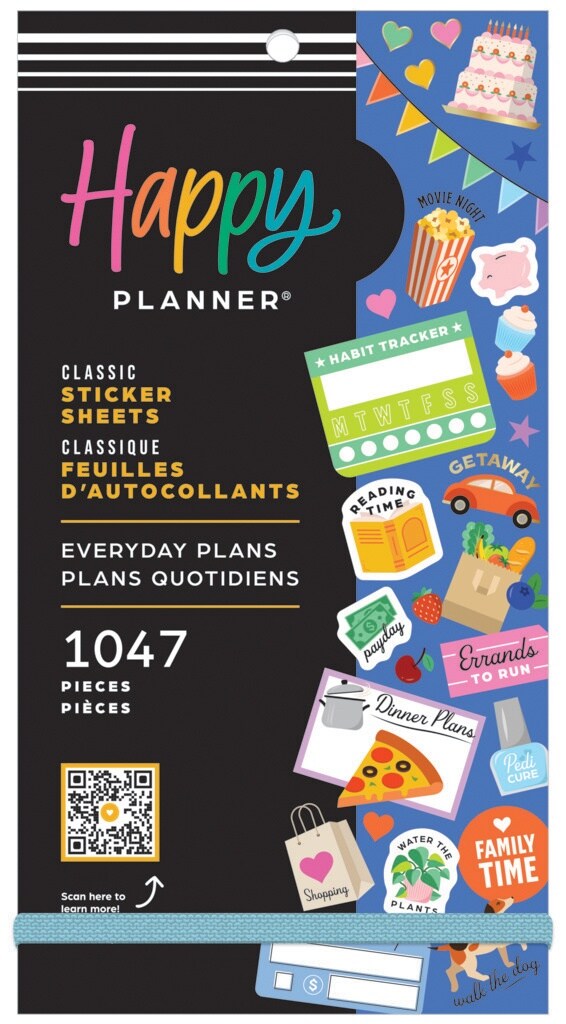 Happy Planner Classic Sticker Value Pack 30/Pkg-Everyday Plans