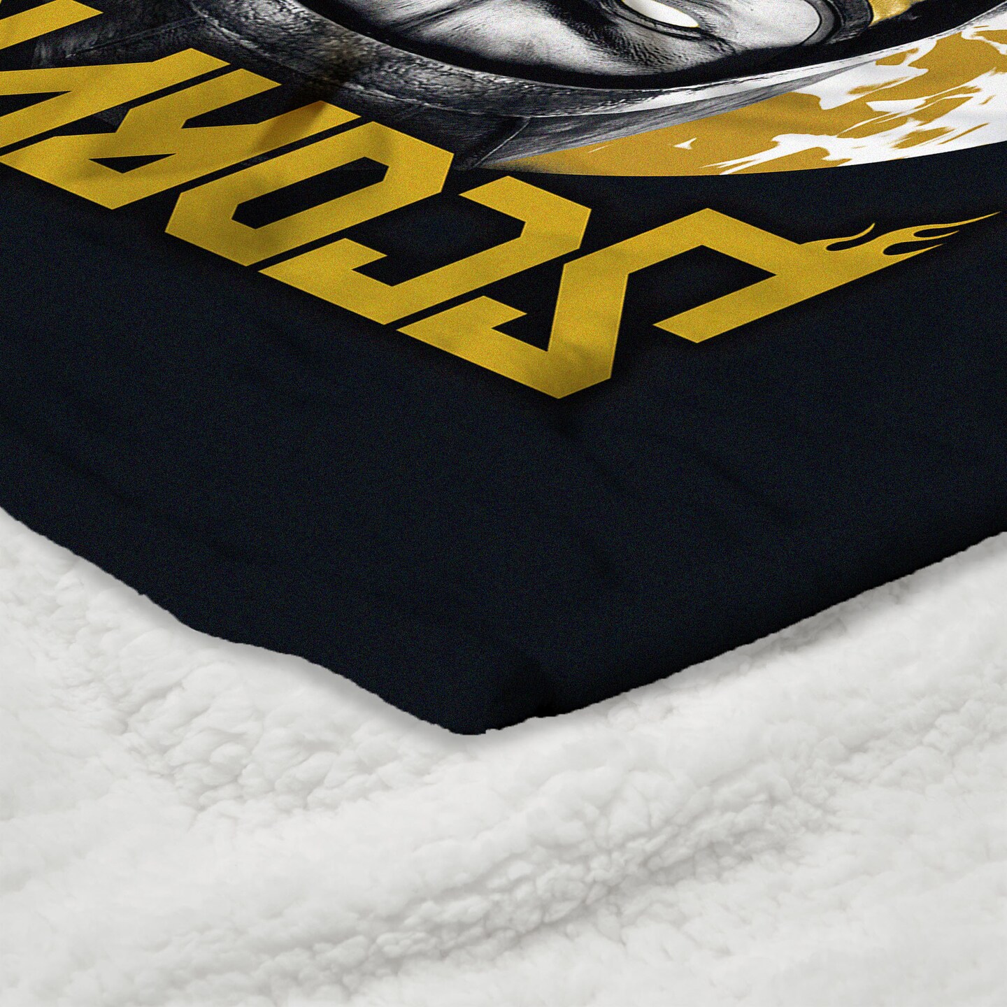 Warner Brothers Mortal Kombat Silk Touch Sherpa Throw Blanket