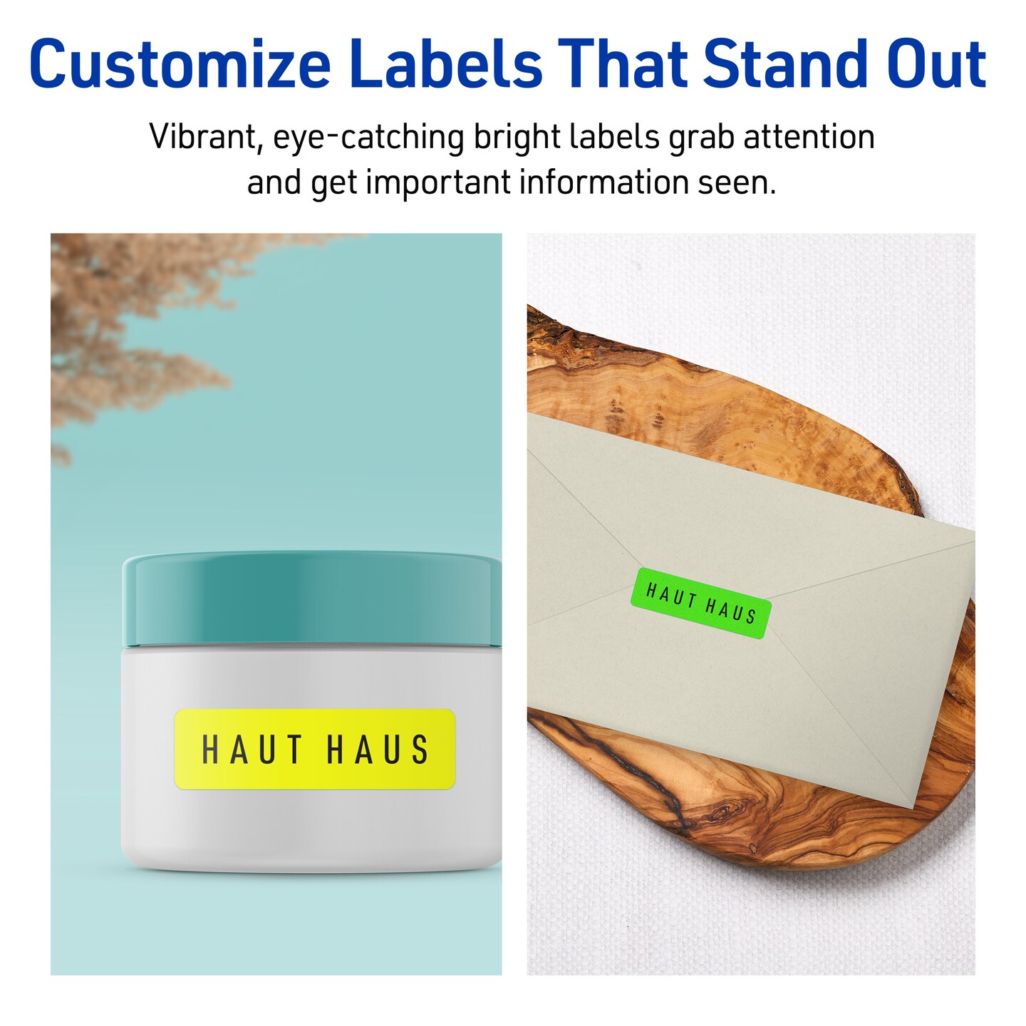 Avery Printable Labels with Sure Feed, 1" x 2-5/8", Assorted Neon Colors (Green, Magenta, and Yellow), Removable Adhesive, Laser & Inkjet Compatible, 360 Blank Labels Total (6479)