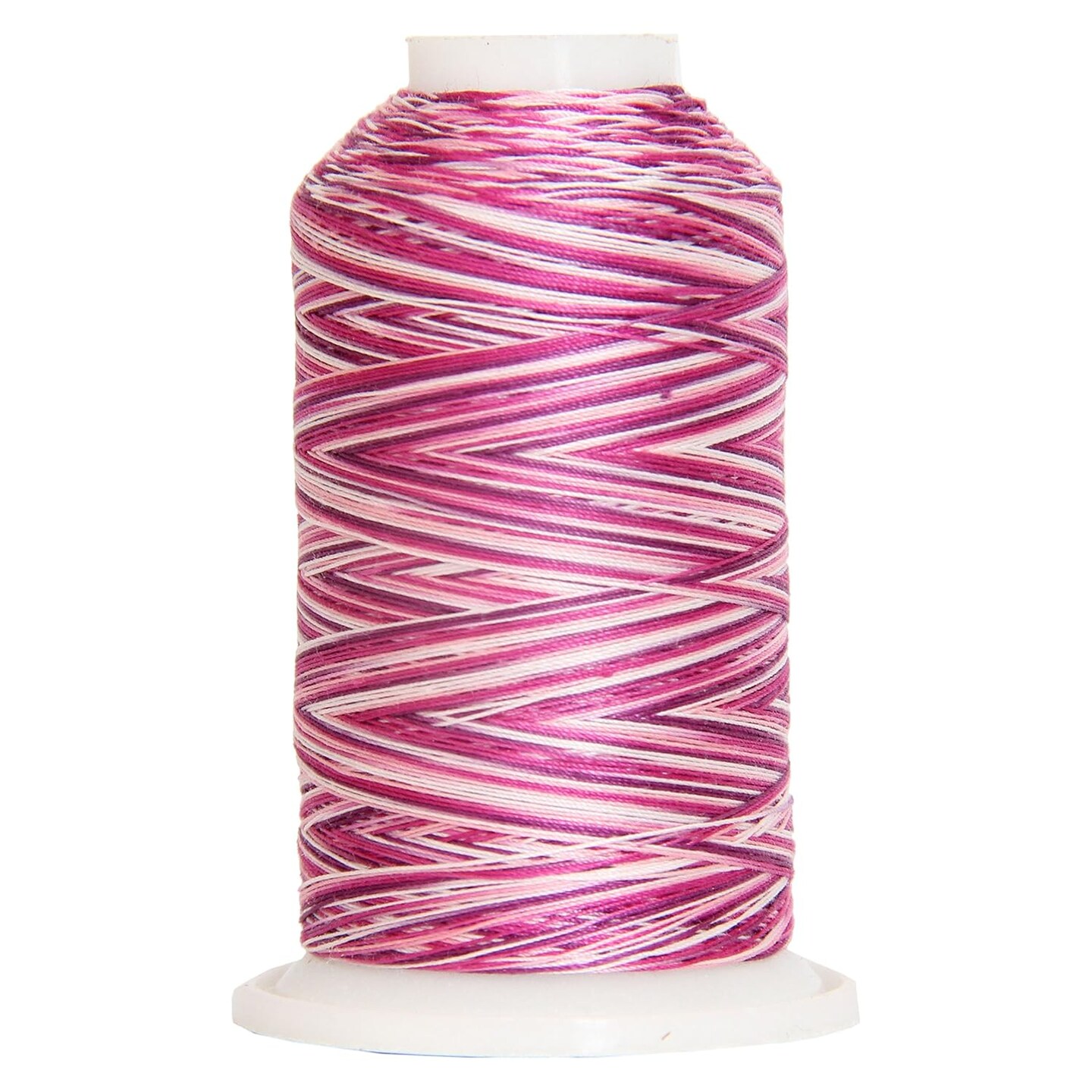 Threadart Multicolor 100% Cotton Thread | Variegated Colors for Quilting, Sewing, and Embroidery | 40/3wt - 600M (660 Yards) Cones | Long Staple Low Lint | 22 Colors
