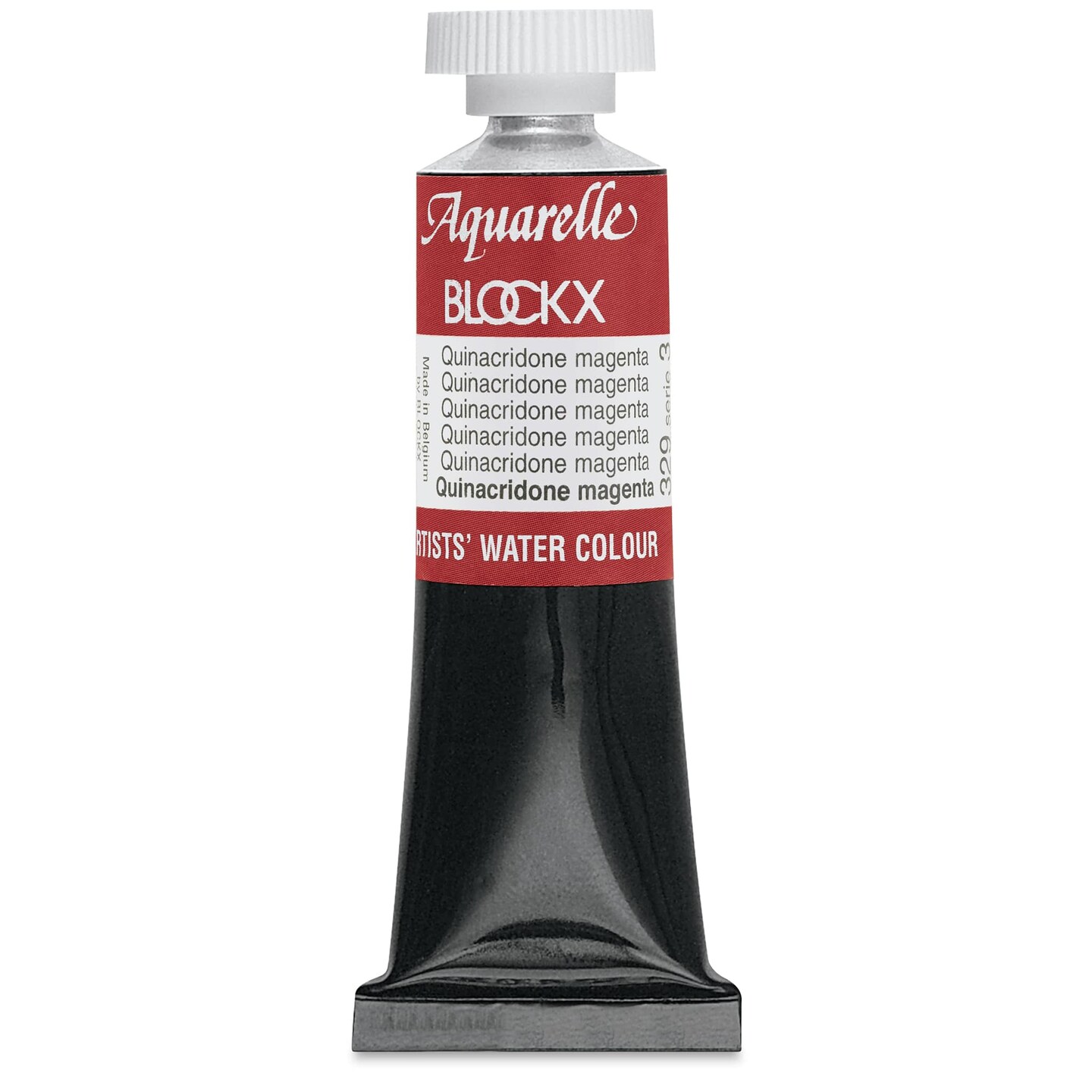 Blockx Artists' Watercolor - Quinacriadone Magenta, 15 ml Tube
