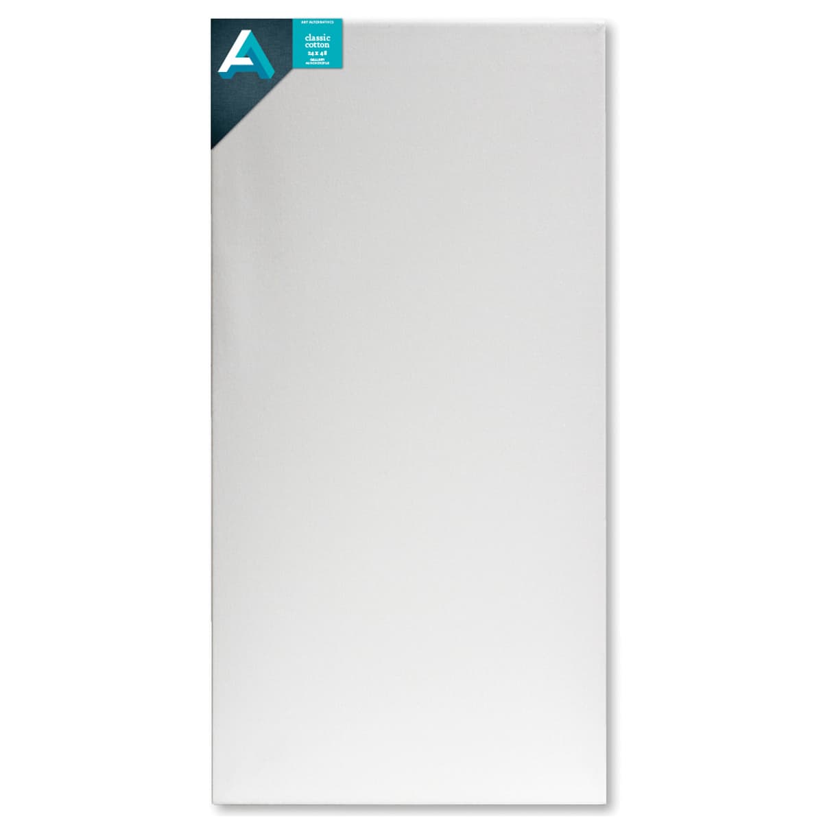 Art Alternatives Classic Cotton Stretched Canvas, Gallery, 1-3/8 in Profile, 24 in x 48 in