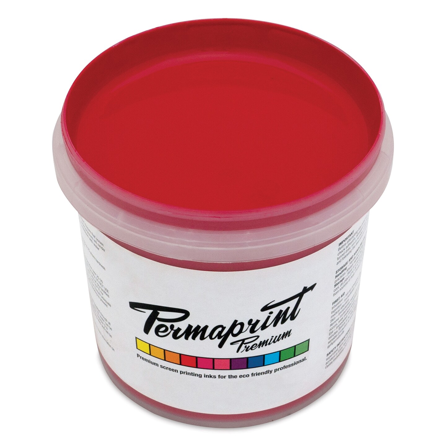 Permaprint Premium Screen Ink - Aquatone Red B/S Carmine, 1 L