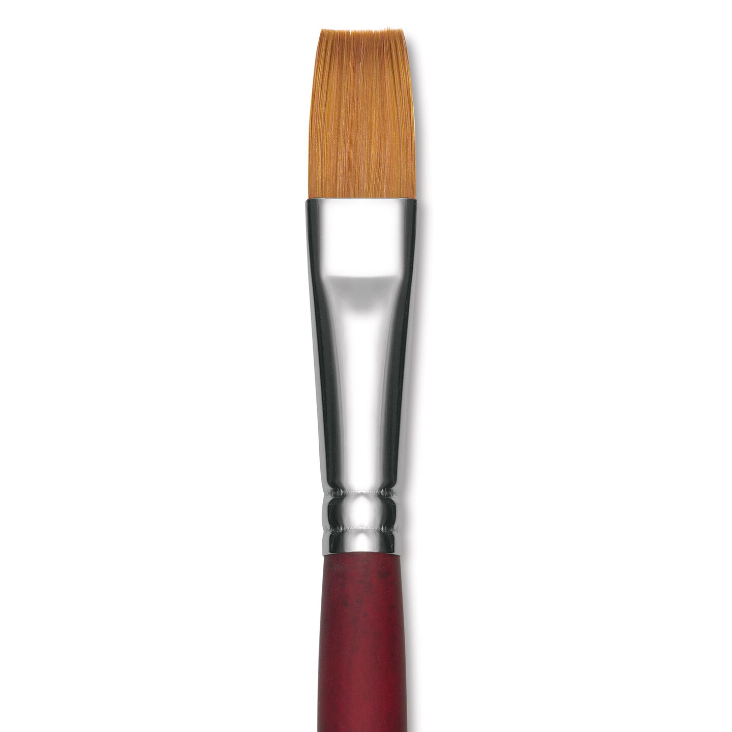Princeton Velvetouch Series 3900 Synthetic Brush - Flat, Long Handle, Size 16