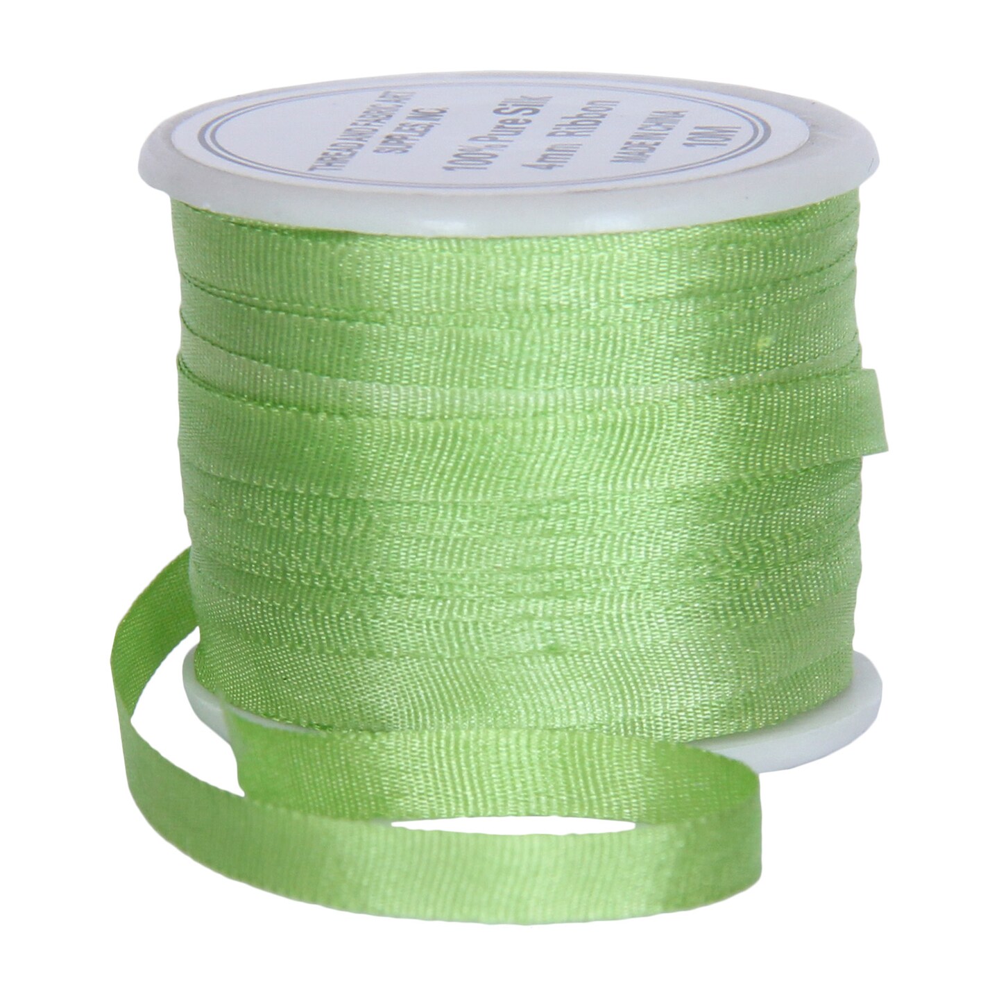 Threadart 100% Pure Silk Ribbon - 3 Widths 2MM, 4MM, 7MM - 50 Colors Available