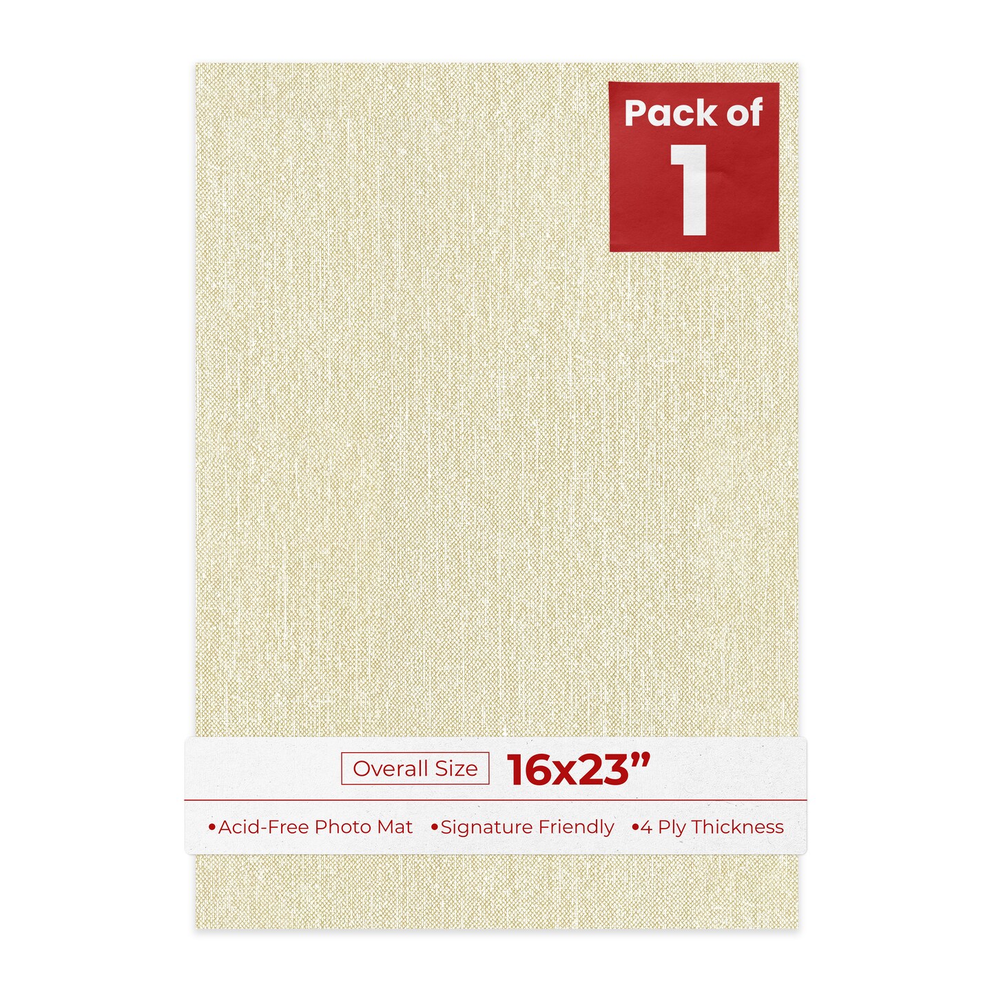 Off White Canvas 16x23 Uncut Mat Board - Blank Sheets, No Opening ...