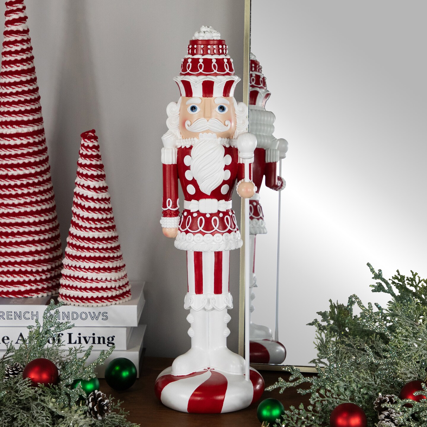 Northlight Christmas Candy Nutcracker King - 21.75&#x22; - Red